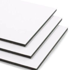 Alternative view of Alium. kompozito plokštė balta – 2 mm