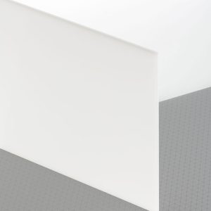 Baltas plexiglass akrilinis stiklas