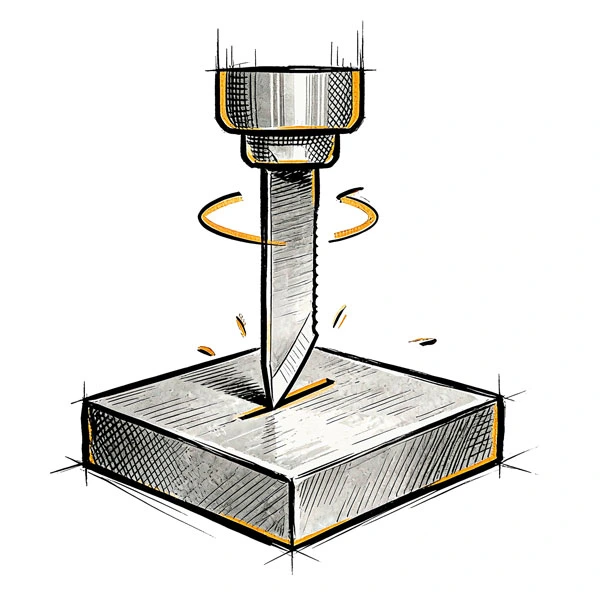 Įvairių medžiagų pjovimas peiliu