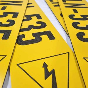 Alternative view of Alium. kompozito plokštė geltona – 3 mm