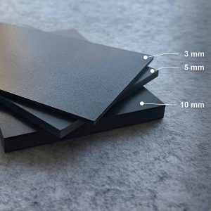 Alternative view of PVC putų plokštė juoda – 10 mm