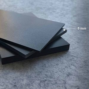 PVC putų plokštė juoda – 5 mm