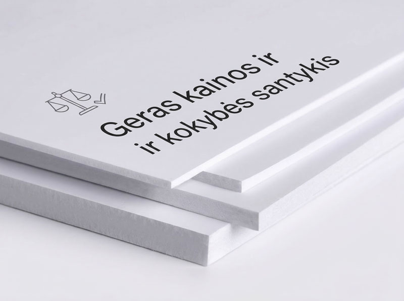 PVC putų plokštės gera kaina